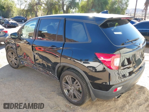 2019 Honda Passport EX-L with VIN 5FNYF7H58KB005624, listed as a IAAI auction lot 41344058 with 63,867 mi miles and . Bid and sale history available at carsss.com. Image 3.