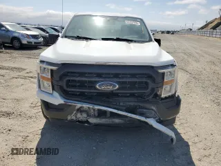 2021 Ford F-150 XL with VIN 1FTFW1CD3MFA73346, listed as a Copart auction lot 53357055 with 46,000 mi miles and Salvage title. Bid and sale history available at DreamBid. Image 5.
