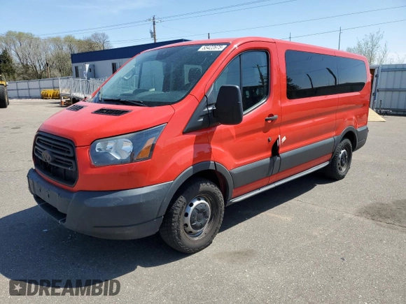 2016 Ford Transit XL with VIN 1FMZK1ZM3GKB03680, listed as a Copart auction lot 55422675 with 313,043 mi miles and Salvage Title. Bid and sale history available at carsss.com. Image 1.