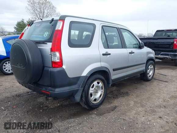 2006 Honda CR-V LX with VIN JHLRD78536C035954, listed as a IAAI auction lot 42043220 with 250,337 mi miles and . Bid and sale history available at carsss.com. Image 4.