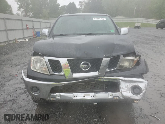2010 Nissan Frontier SE with VIN 1N6AD0EV5AC407533, listed as a Copart auction lot 52020365 with 119,041 mi miles and Salvage title. Bid and sale history available at DreamBid. Image 5.