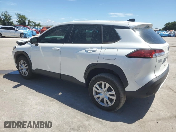 2022 Toyota Corolla Cross L with VIN 7MUAAAAG6NV028639, listed as a Copart auction lot 61252535 with 25,583 mi miles and Non repairable. Bid and sale history available at DreamBid. Image 2.