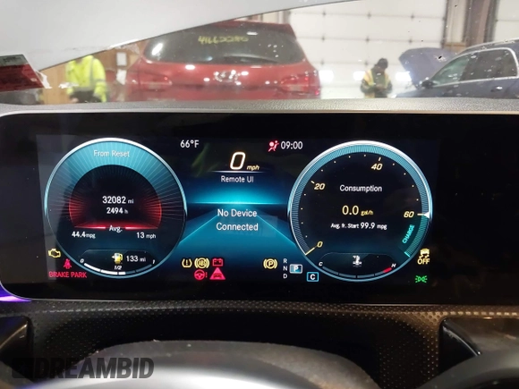 2019 Mercedes-Benz A 220 with VIN WDD3G4FB2KW020829, listed as a IAAI auction lot 41649716 with 32,082 mi miles and . Bid and sale history available at DreamBid. Image 7.