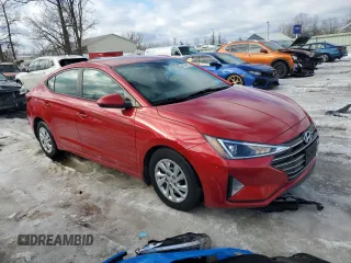 2020 Hyundai Elantra SE with VIN 5NPD74LF2LH620506, listed as a Copart auction lot 46542785 with 127,556 mi miles and Salvage Title. Bid and sale history available at carsss.com. Image 4.