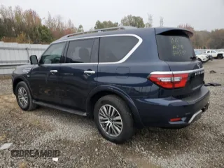 2021 Nissan Armada SL with VIN JN8AY2BC0M9147490, listed as a Copart auction lot 82825424 with 64,968 mi miles and Salvage Title. Bid and sale history available at carsss.com. Image 2.