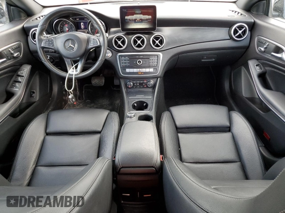 2018 Mercedes-Benz CLA 250 with VIN WDDSJ4GB1JN586271, listed as a Copart auction lot 62459963 with 59,323 mi miles and . Bid and sale history available at DreamBid. Image 8.