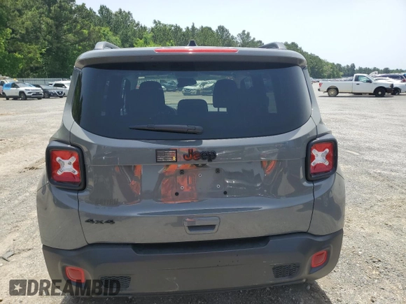 2021 Jeep Renegade Upland with VIN ZACNJDAB7MPM54754, listed as a Copart auction lot 56546115 with 78,741 mi miles and Salvage title. Bid and sale history available at DreamBid. Image 6.