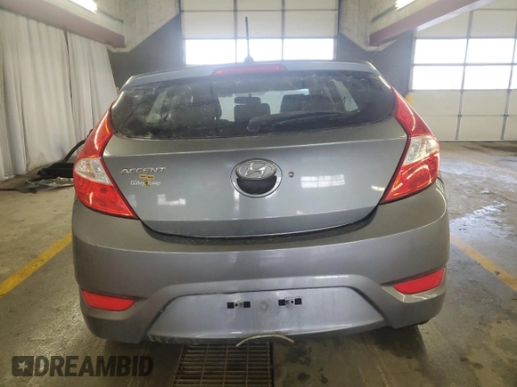 2016 Hyundai Accent SE with VIN KMHCT5AE7GU268828, listed as a Copart auction lot 49552495 with 93,565 mi miles and Salvage Title. Bid and sale history available at carsss.com. Image 6.