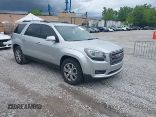 2014 GMC Acadia SLT z VIN 1GKKRRKD0EJ172280, wystawiony jako IAAI lot #42174588 z przebiegiem 122 284 mil mil oraz . Historia ofert i sprzedaży dostępna na DreamBid. Obrazek 1.