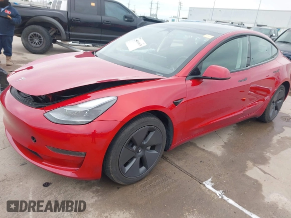 2023 Tesla Model 3 Long Range with VIN 5YJ3E1EB6PF388801, listed as a IAAI auction lot 41610678 with 20,144 mi miles and . Bid and sale history available at DreamBid. Image 22.