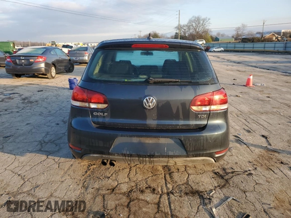 2011 Volkswagen Golf TDI z VIN WVWDM7AJ3BW176840, wystawiony jako Copart lot #85666854 z przebiegiem 145 910 mil mil oraz Szkoda całkowita • Salvage title. Historia ofert i sprzedaży dostępna na DreamBid. Obrazek 6.