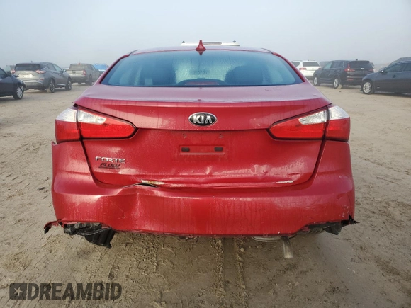 2016 Kia Forte LX with VIN KNAFK4A62G5466604, listed as a Copart auction lot 46721115 with 63,062 mi miles and Salvage Title. Bid and sale history available at carsss.com. Image 6.