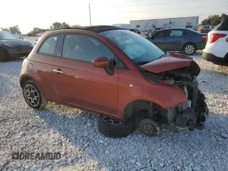 2012 FIAT 500 Pop with VIN 3C3CFFDR5CT209902, listed as a Copart auction lot 71646854 with 0 mi miles and Salvage Title. Bid and sale history available at carsss.com. Image 4.