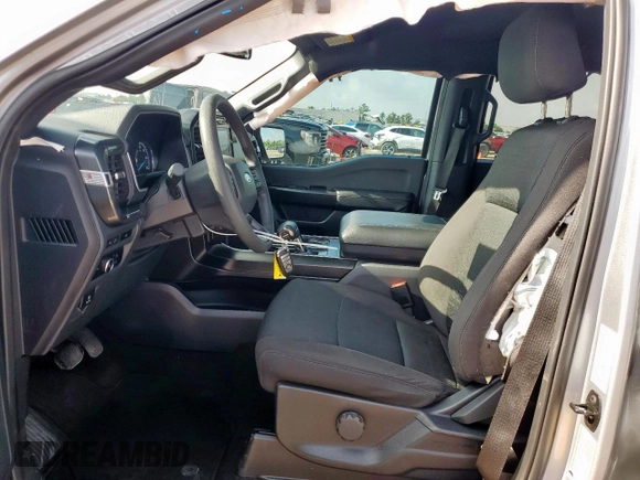 2023 Ford F-150 XL with VIN 1FTEW1CP0PKD18024, listed as a Copart auction lot 64282415 with 96,095 mi miles and Salvage title. Bid and sale history available at DreamBid. Image 7.
