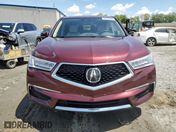 2018 Acura MDX Technology with VIN 5J8YD4H79JL013024, listed as a Copart auction lot 56450505 with 89,375 mi miles and Salvage title. Bid and sale history available at DreamBid. Image 5.