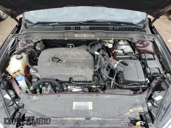 2017 Ford Fusion SE with VIN 3FA6P0HDXHR170235, listed as a Copart auction lot 49160355 with 89,096 mi miles and Salvage Title. Bid and sale history available at carsss.com. Image 11.