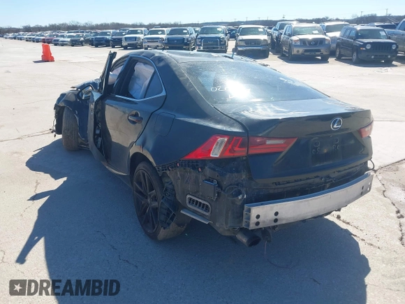 2014 Lexus IS 250 with VIN JTHBF1D25E5020004, listed as a IAAI auction lot 41698165 with Not provided miles and . Bid and sale history available at DreamBid. Image 3.