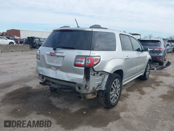 2014 GMC Acadia Denali z VIN 1GKKRTKD1EJ304413, wystawiony jako IAAI lot #41666574 z przebiegiem 115 717 mil mil oraz . Historia ofert i sprzedaży dostępna na DreamBid. Obrazek 4.