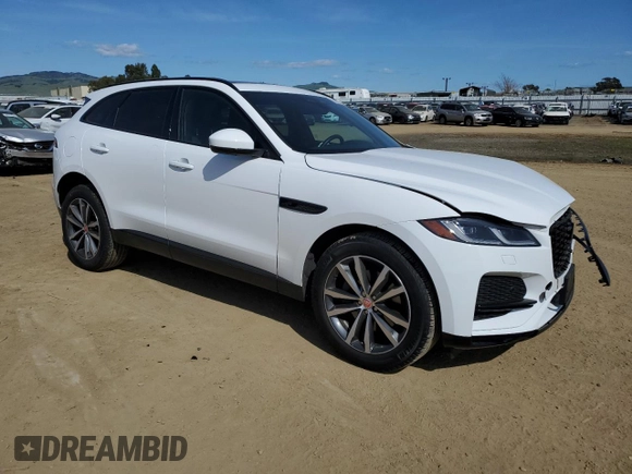 2022 Jaguar F-Pace S with VIN SADCJ2EX3NA699951, listed as a Copart auction lot 50092105 with 35,369 mi miles and Salvage title. Bid and sale history available at DreamBid. Image 4.
