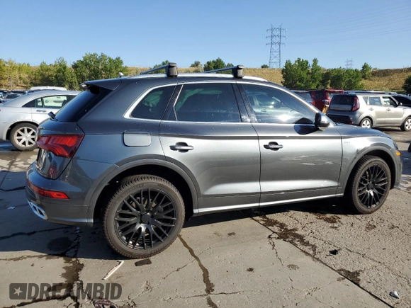 2018 Audi SQ5 Premium Plus with VIN WA1A4AFY3J2144217, listed as a Copart auction lot 70313064 with 63,295 mi miles and Salvage Title. Bid and sale history available at DreamBid. Image 3.