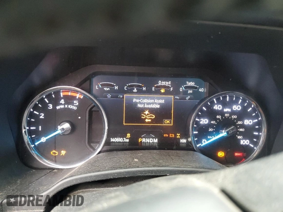 2021 Ford F-350 XL with VIN 1FT8W3BT0MEE06413, listed as a Copart auction lot 42080395 with 140,610 mi miles and Salvage title. Bid and sale history available at DreamBid. Image 9.