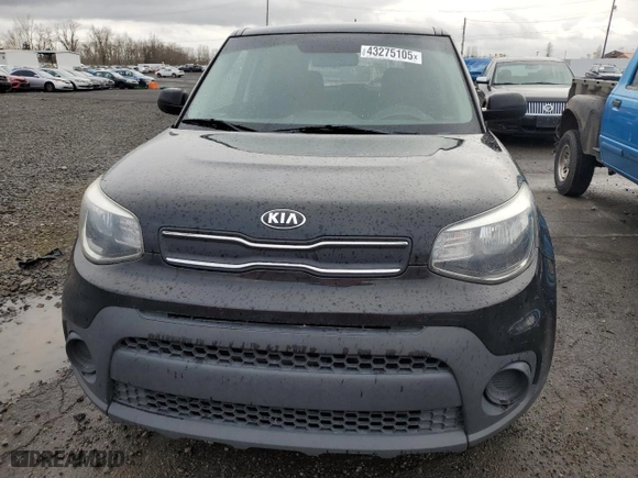 2017 Kia Soul with VIN KNDJN2A23H7450309, listed as a Copart auction lot 43275105 with 104,440 mi miles and Salvage Title. Bid and sale history available at carsss.com. Image 5.