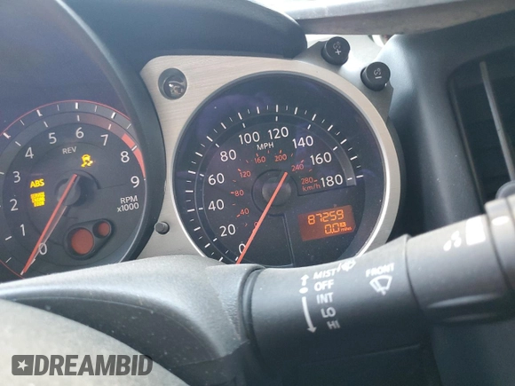 2017 Nissan 370Z z VIN JN1AZ4EH5HM954542, wystawiony jako Copart lot #44384345 z przebiegiem 87 259 mil mil oraz Szkoda całkowita • Salvage title. Historia ofert i sprzedaży dostępna na DreamBid. Obrazek 9.