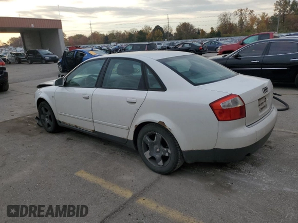 2003 Audi A4 1.8T with VIN WAULC68E03A333284, listed as a Copart auction lot 76754804 with 0 mi miles and Clean Title. Bid and sale history available at carsss.com. Image 2.