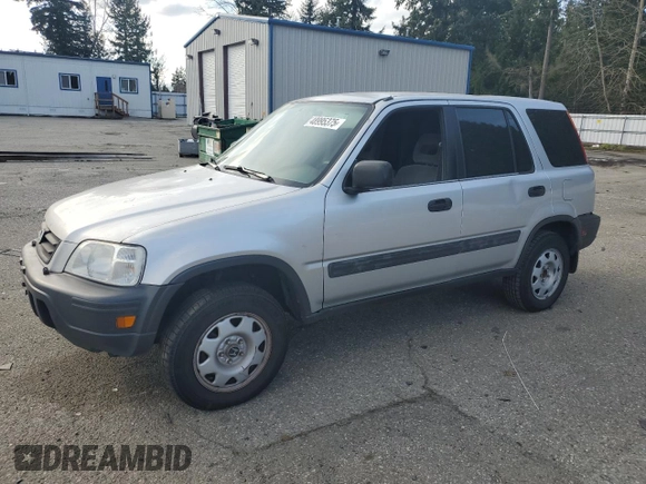 1997 Honda CR-V with VIN JHLRD1855VC036020, listed as a Copart auction lot 48995375 with 296,301 mi miles and Salvage Title. Bid and sale history available at carsss.com. Image 1.