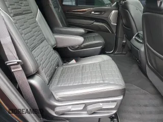 2021 Cadillac Escalade Sport Platinum with VIN 1GYS4GKL7MR338004, listed as a Copart auction lot 61612345 with 47,300 mi miles and Salvage title. Bid and sale history available at DreamBid. Image 11.