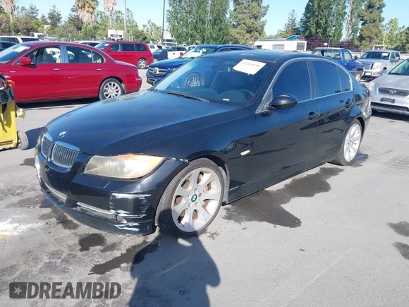 2007 BMW 3 Series 335i with VIN WBAVB73597KY60121, listed as a IAAI auction lot 42283030 with 143,631 mi miles and . Bid and sale history available at DreamBid. Image 2.