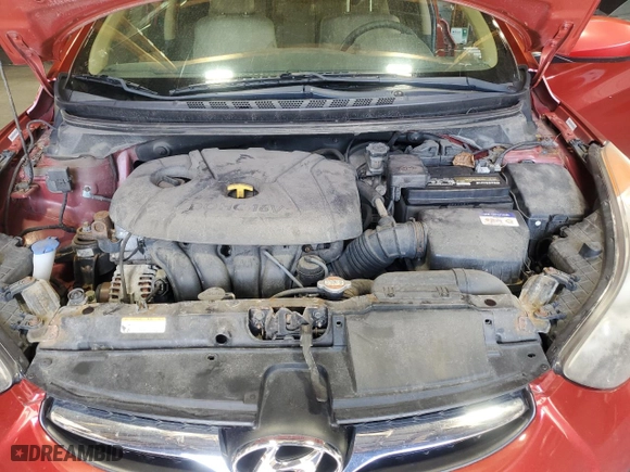 2011 Hyundai Elantra Ltd with VIN KMHDH4AE2BU107893, listed as a Copart auction lot 53711275 with 86,097 mi miles and Clean Title. Bid and sale history available at carsss.com. Image 11.