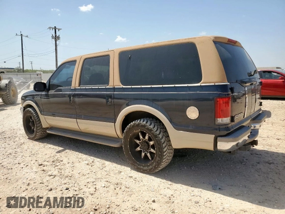 2000 Ford Excursion Limited с VIN 1FMNU42S1YED19451, выставлен на аукционе Copart как лот 65388445 с пробегом 292 612 миль миль и Чистый • Clean title. История ставок и продаж доступна на DreamBid. Изображение 2.