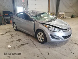 2015 Hyundai Elantra SE with VIN 5NPDH4AEXFH638165, listed as a Copart auction lot 55434945 with 46,740 mi miles and Salvage Title. Bid and sale history available at DreamBid. Image 4.