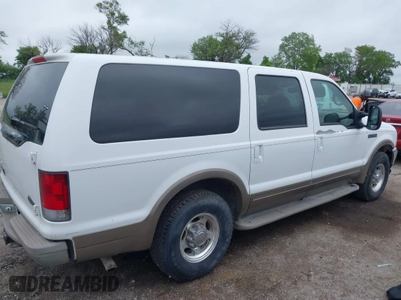 2000 Ford Excursion Limited с VIN 1FMNU42S6YEC01279, выставлен на аукционе IAAI как лот 42320864 с пробегом 118 764 миль миль и . История ставок и продаж доступна на DreamBid. Изображение 6.