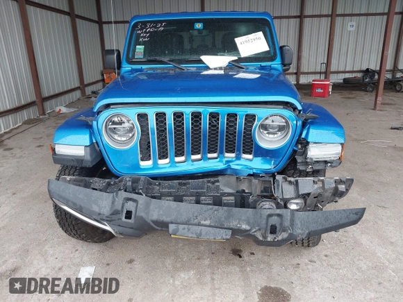 2020 Jeep Gladiator Overland with VIN 1C6HJTFG6LL212997, listed as a IAAI auction lot 41952950 with 60,803 mi miles and . Bid and sale history available at DreamBid. Image 6.