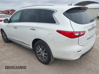2015 Infiniti QX60 with VIN 5N1AL0MN0FC525886, listed as a IAAI auction lot 41861697 with 77,963 mi miles. Bid and sale history available at carsss.com. Image 3.