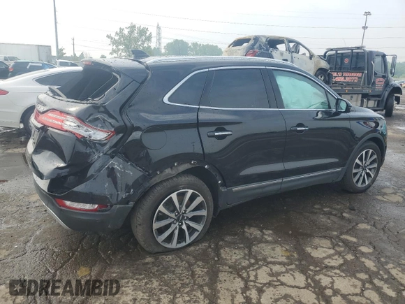 2019 Lincoln MKC Reserve with VIN 5LMCJ3D92KUL35060, listed as a Copart auction lot 59859835 with 44,831 mi miles and Clean title. Bid and sale history available at DreamBid. Image 3.