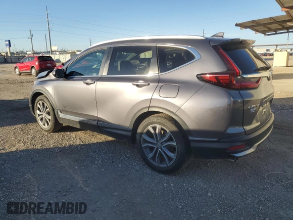 2021 Honda CR-V Touring with VIN 2HKRW1H94MH421372, listed as a Copart auction lot 86831334 with 53,693 mi miles and Salvage Title. Bid and sale history available at carsss.com. Image 2.
