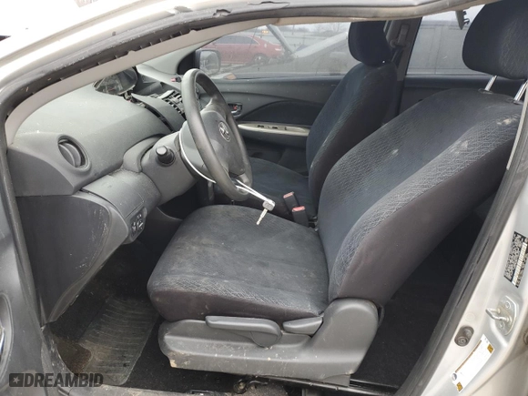 2007 Toyota Yaris with VIN JTDBT923871102095, listed as a Copart auction lot 43607415 with 260,052 mi miles and Non Repairable. Bid and sale history available at carsss.com. Image 7.