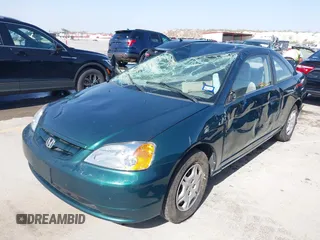 2001 Honda Civic LX with VIN 1HGEM21551L111533, listed as a IAAI auction lot 41801139 with 253,497 mi miles. Bid and sale history available at carsss.com. Image 2.