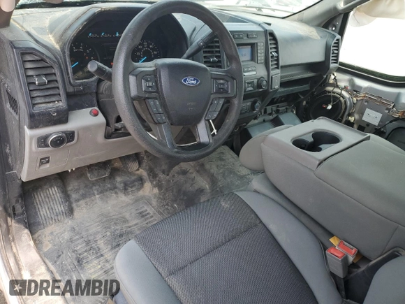 2020 Ford F-150 XL with VIN 1FTFX1E57LKD31540, listed as a Copart auction lot 59100905 with 83,177 mi miles and Salvage title. Bid and sale history available at DreamBid. Image 8.