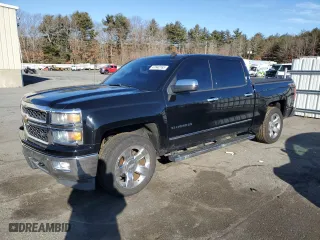 2014 Chevrolet Silverado 1500 LTZ with VIN 3GCUKSEC8EG100974, listed as a Copart auction lot 47840165 with 162,600 mi miles and Salvage Title. Bid and sale history available at carsss.com. Image 1.