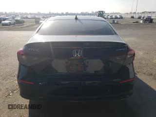 2025 Honda Civic Sport with VIN 2HGFE2F56SH527292, listed as a Copart auction lot 84069744 with 11,276 mi miles and Salvage Title. Bid and sale history available at carsss.com. Image 6.
