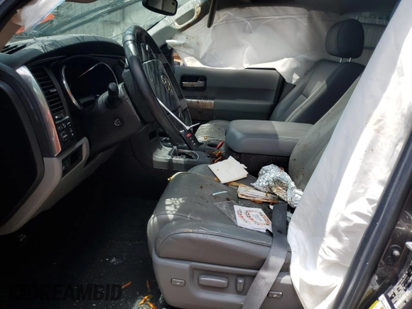 2020 Toyota Sequoia Limited with VIN 5TDKY5G17LS074238, listed as a Copart auction lot 61617894 with 62,445 mi miles and Salvage Title. Bid and sale history available at carsss.com. Image 7.