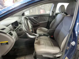 2016 Hyundai Elantra Limited with VIN KMHDH4AE2GU501076, listed as a Copart auction lot 43601095 with 74,386 mi miles and Salvage Title. Bid and sale history available at carsss.com. Image 7.