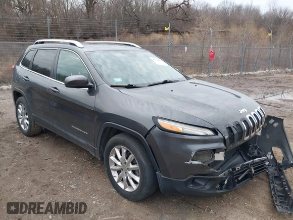 2016 Jeep Cherokee Limited z VIN 1C4PJMDBXGW170596, wystawiony jako IAAI lot #41821900 z przebiegiem 138 593 mil mil oraz . Historia ofert i sprzedaży dostępna na DreamBid. Obrazek 1.