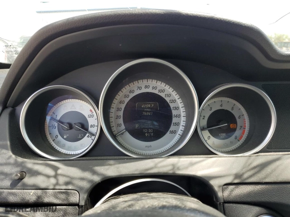 2015 Mercedes-Benz C-Class C 250 with VIN WDDGJ4HB4FG351444, listed as a Copart auction lot 51834965 with 76,841 mi miles and Salvage Title. Bid and sale history available at carsss.com. Image 9.