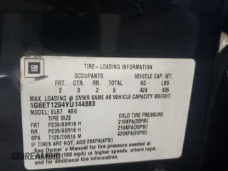 2000 Cadillac Eldorado Touring ETC z VIN 1G6ET1294YU144883, wystawiony jako Copart lot #80979854 z przebiegiem 89 271 mil mil oraz Czysty tytuł • Clean title. Historia ofert i sprzedaży dostępna na DreamBid. Obrazek 12.