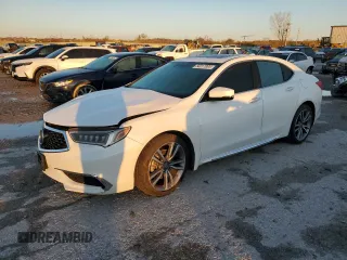 2020 Acura TLX w/Technology Pkg with VIN 19UUB2F49LA004288, listed as a Copart auction lot 80317004 with 87,671 mi miles and Salvage Title. Bid and sale history available at carsss.com. Image 1.